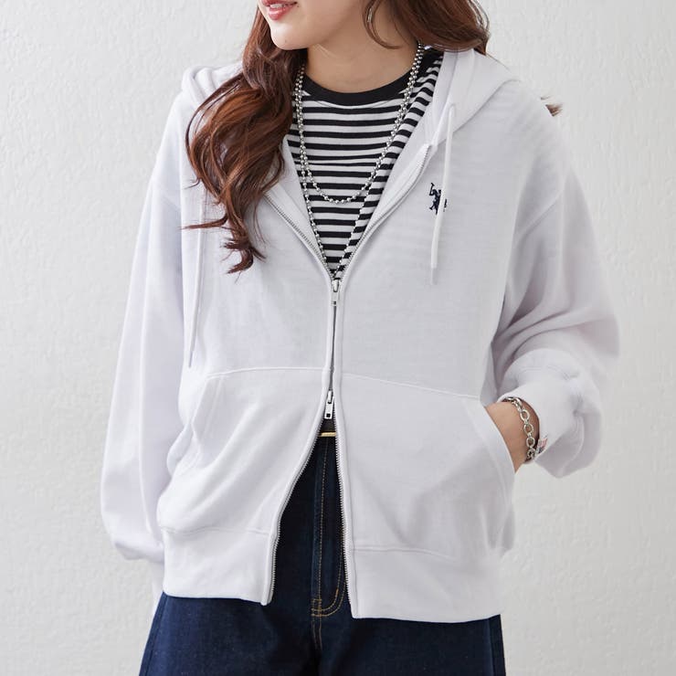 【U.S. POLO ASSN. ×RMAF】ダブルジップパーカー | RMAF　NICE CLAUP / OLIVE des OLIVE | 詳細画像25 