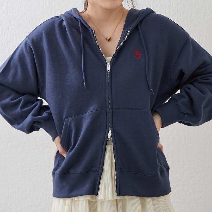 【U.S. POLO ASSN. ×RMAF】ダブルジップパーカー | RMAF　NICE CLAUP / OLIVE des OLIVE | 詳細画像35 