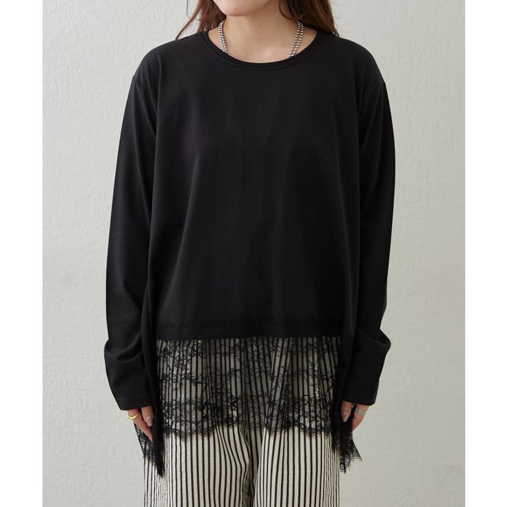 裾レースイレヘムTシャツ | RMAF　NICE CLAUP / OLIVE des OLIVE | 詳細画像26 