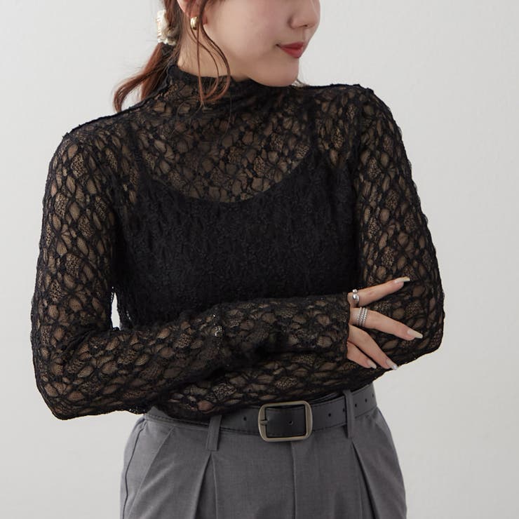 レースボトルネックプルオーバー | RMAF　NICE CLAUP / OLIVE des OLIVE | 詳細画像9 