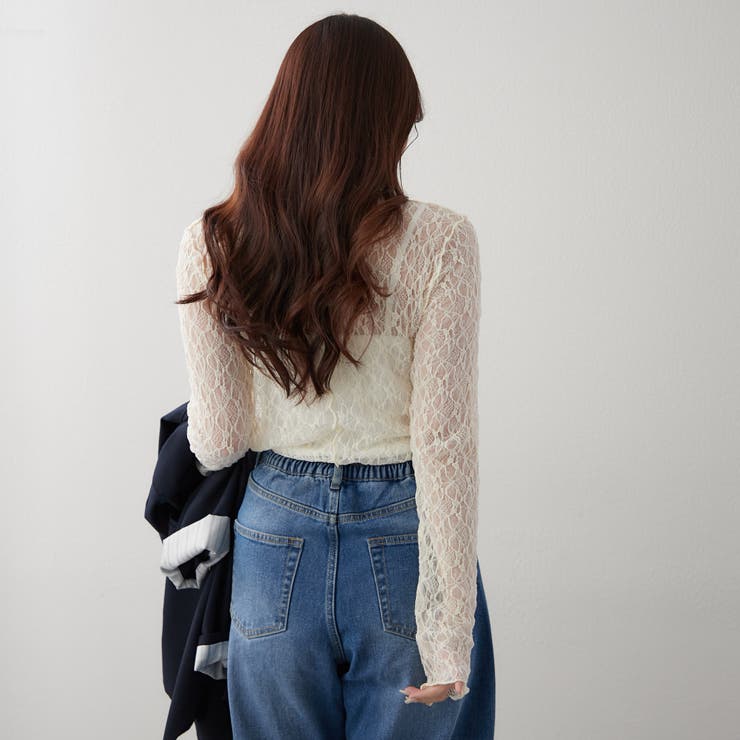 レースボトルネックプルオーバー | RMAF　NICE CLAUP / OLIVE des OLIVE | 詳細画像15 