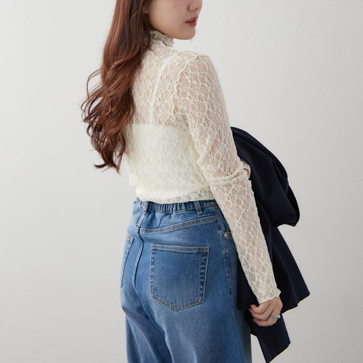 レースボトルネックプルオーバー | RMAF　NICE CLAUP / OLIVE des OLIVE | 詳細画像16 