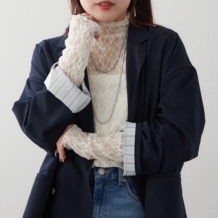 レースボトルネックプルオーバー | RMAF　NICE CLAUP / OLIVE des OLIVE | 詳細画像18 