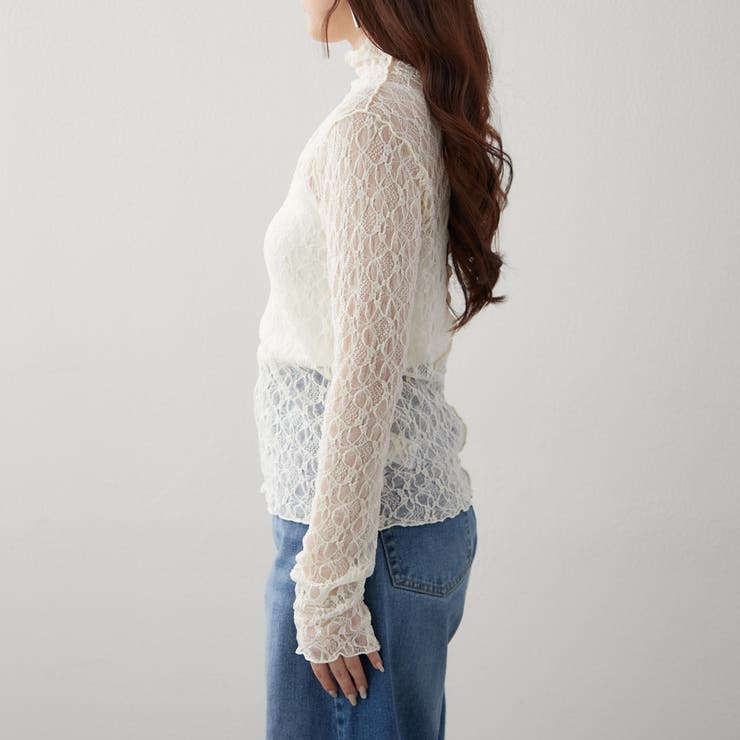 レースボトルネックプルオーバー | RMAF　NICE CLAUP / OLIVE des OLIVE | 詳細画像23 