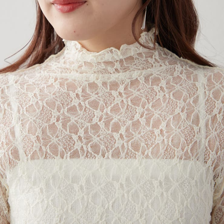 レースボトルネックプルオーバー | RMAF　NICE CLAUP / OLIVE des OLIVE | 詳細画像25 