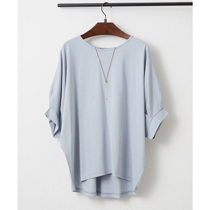 サックス | アクセサリー付ドルマンTシャツ | RMAF　NICE CLAUP / OLIVE des OLIVE