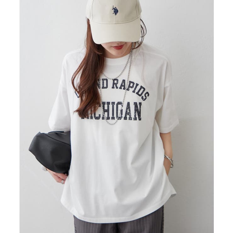 【サスティナブル】ロゴTシャツ | RMAF　NICE CLAUP / OLIVE des OLIVE | 詳細画像2 