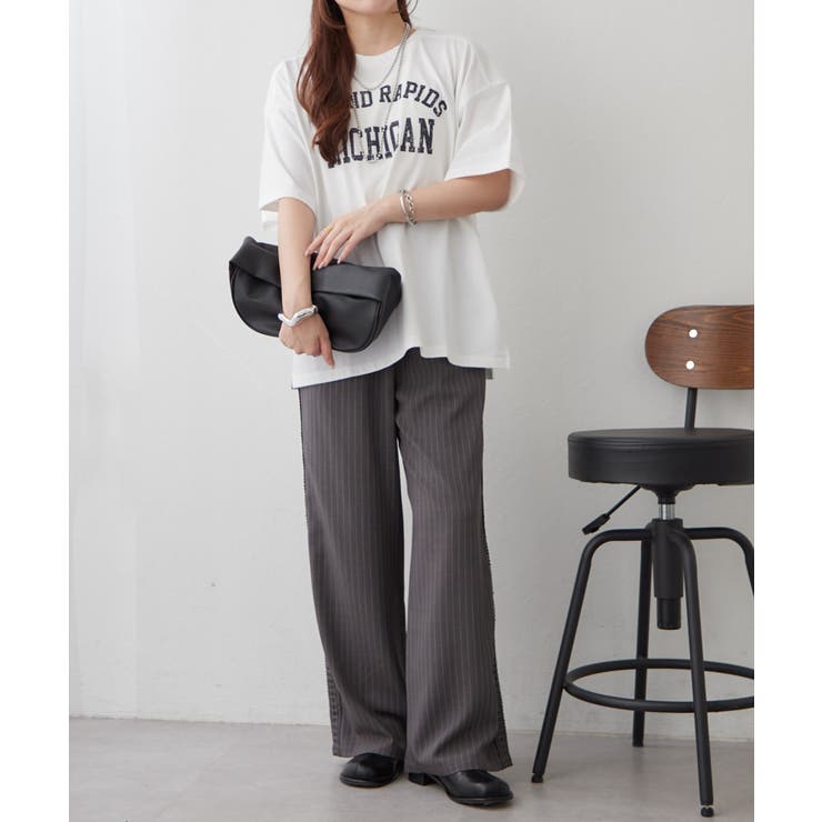 【サスティナブル】ロゴTシャツ | RMAF　NICE CLAUP / OLIVE des OLIVE | 詳細画像8 