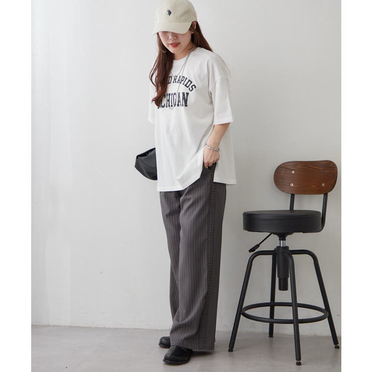 【サスティナブル】ロゴTシャツ | RMAF　NICE CLAUP / OLIVE des OLIVE | 詳細画像9 