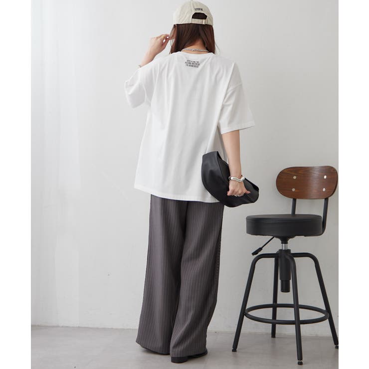 【サスティナブル】ロゴTシャツ | RMAF　NICE CLAUP / OLIVE des OLIVE | 詳細画像10 