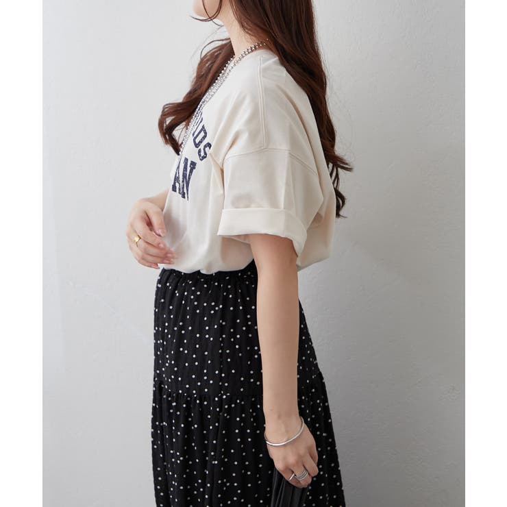 【サスティナブル】ロゴTシャツ | RMAF　NICE CLAUP / OLIVE des OLIVE | 詳細画像12 
