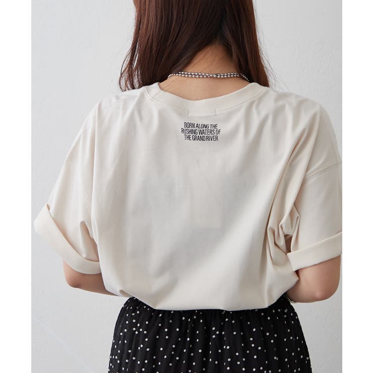 【サスティナブル】ロゴTシャツ | RMAF　NICE CLAUP / OLIVE des OLIVE | 詳細画像13 