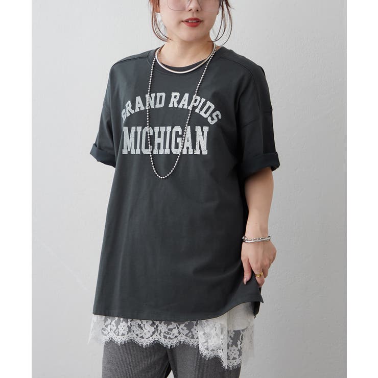 【サスティナブル】ロゴTシャツ | RMAF　NICE CLAUP / OLIVE des OLIVE | 詳細画像18 