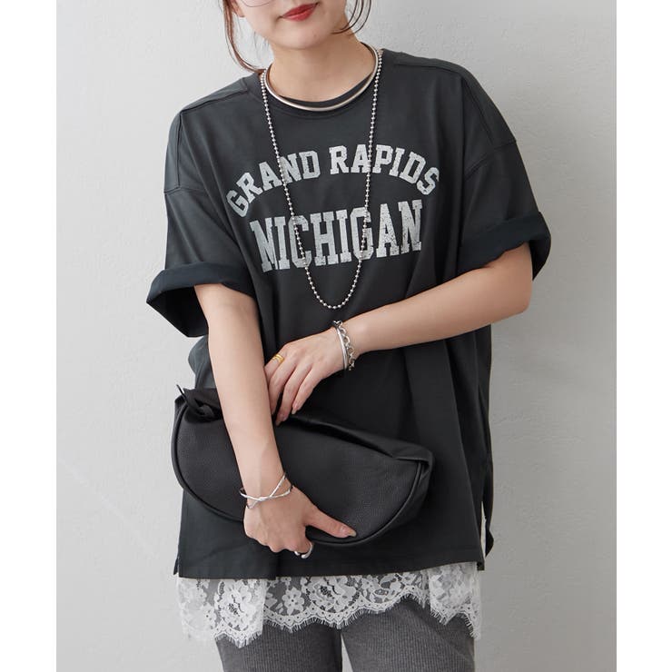 スミクロ | 【サスティナブル】ロゴTシャツ | RMAF　NICE CLAUP / OLIVE des OLIVE