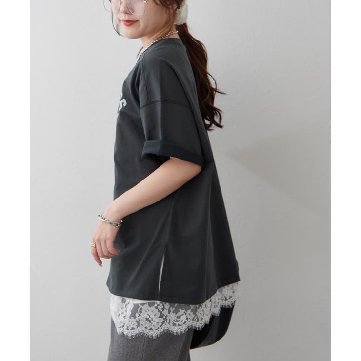 【サスティナブル】ロゴTシャツ | RMAF　NICE CLAUP / OLIVE des OLIVE | 詳細画像20 