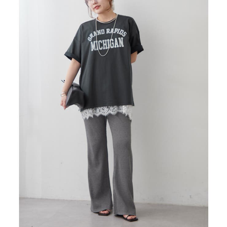 【サスティナブル】ロゴTシャツ | RMAF　NICE CLAUP / OLIVE des OLIVE | 詳細画像22 