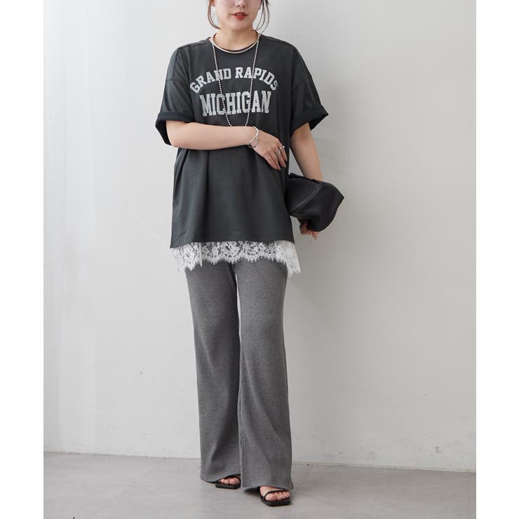 【サスティナブル】ロゴTシャツ | RMAF　NICE CLAUP / OLIVE des OLIVE | 詳細画像23 