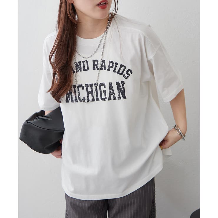 【サスティナブル】ロゴTシャツ | RMAF　NICE CLAUP / OLIVE des OLIVE | 詳細画像6 