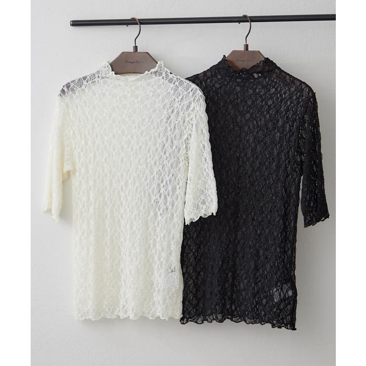 ストレッチレースボトルネックプルオーバー | RMAF　NICE CLAUP / OLIVE des OLIVE | 詳細画像15 