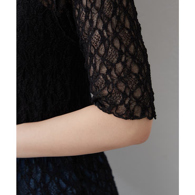 ストレッチレースボトルネックプルオーバー | RMAF　NICE CLAUP / OLIVE des OLIVE | 詳細画像22 