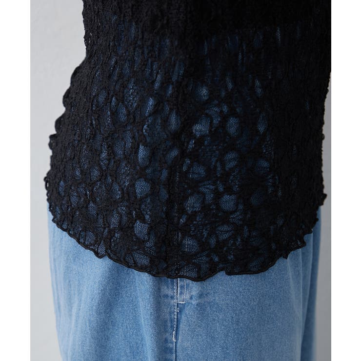 ストレッチレースボトルネックプルオーバー | RMAF　NICE CLAUP / OLIVE des OLIVE | 詳細画像23 