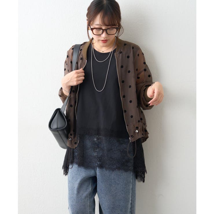 裾レースノースリプルオーバー | RMAF　NICE CLAUP / OLIVE des OLIVE | 詳細画像12 