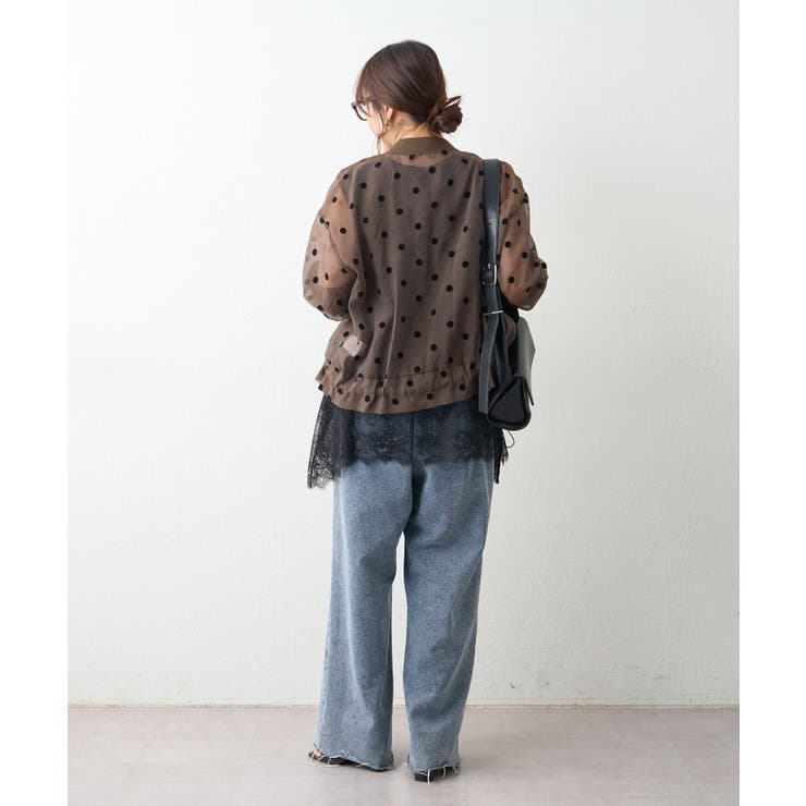 裾レースノースリプルオーバー | RMAF　NICE CLAUP / OLIVE des OLIVE | 詳細画像17 