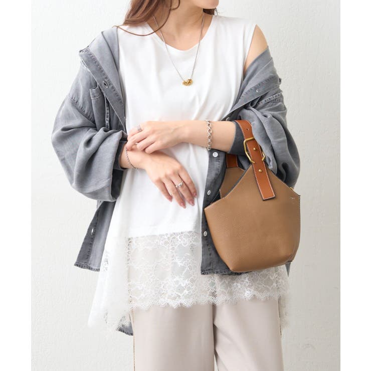 裾レースノースリプルオーバー | RMAF　NICE CLAUP / OLIVE des OLIVE | 詳細画像2 