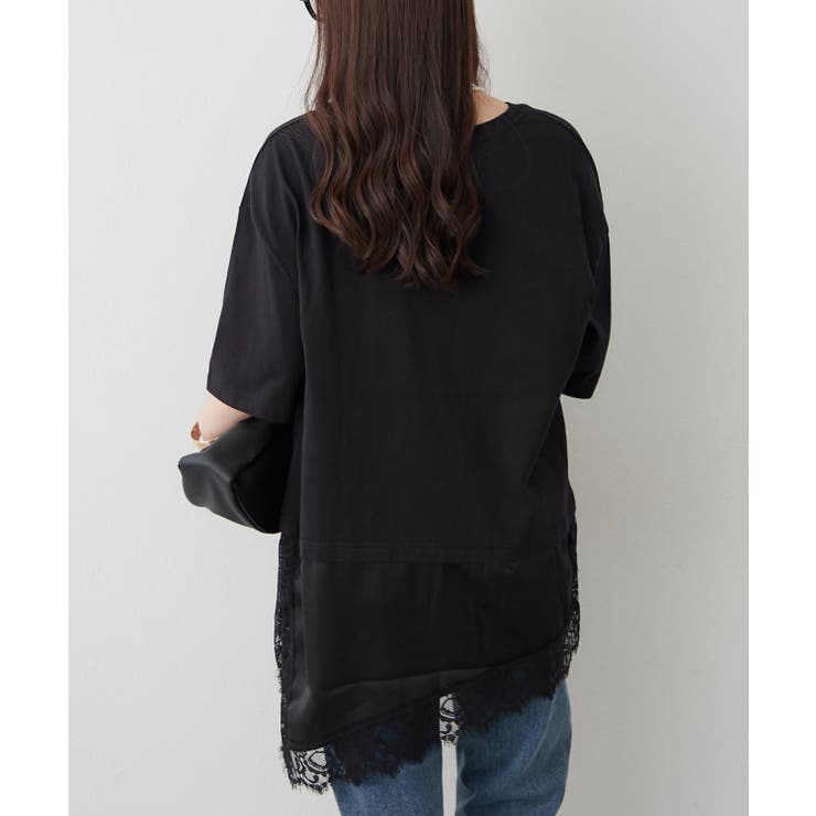 レースドッキングTシャツ | RMAF　NICE CLAUP / OLIVE des OLIVE | 詳細画像12 