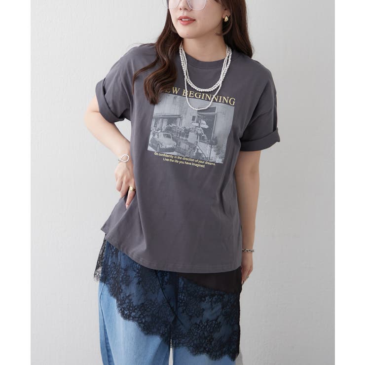 アソート転写シルケットTシャツ | RMAF　NICE CLAUP / OLIVE des OLIVE | 詳細画像3 