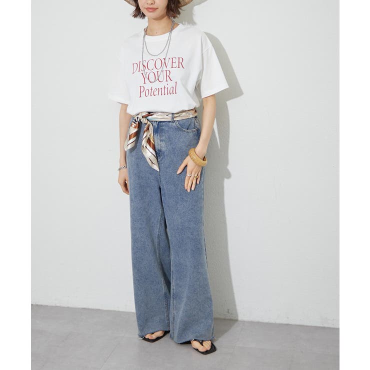 【接触冷感】アソートロゴシルケットTシャツ | RMAF　NICE CLAUP / OLIVE des OLIVE | 詳細画像19 