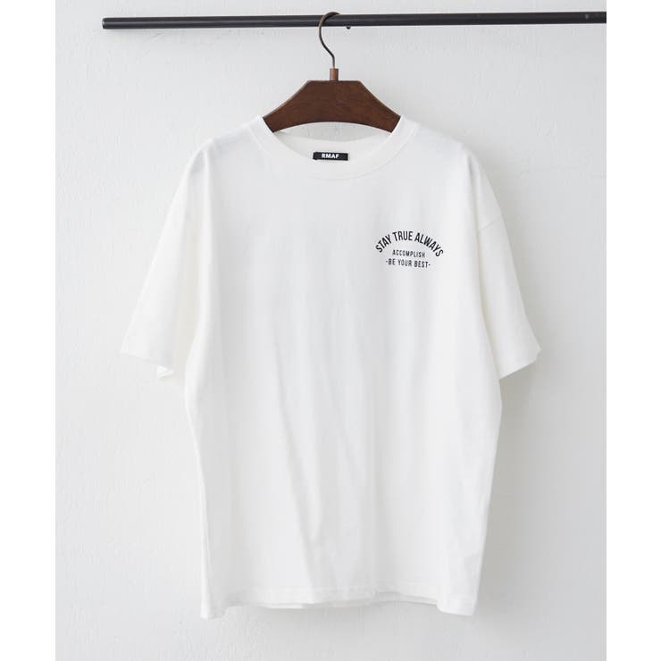 オフ | デイリー使いしやすい、アソートロゴシルケットTシャツ | RMAF　NICE CLAUP / OLIVE des OLIVE
