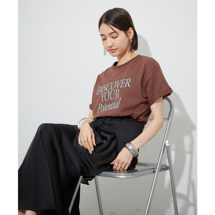 【接触冷感】アソートロゴシルケットTシャツ | RMAF　NICE CLAUP / OLIVE des OLIVE | 詳細画像30 