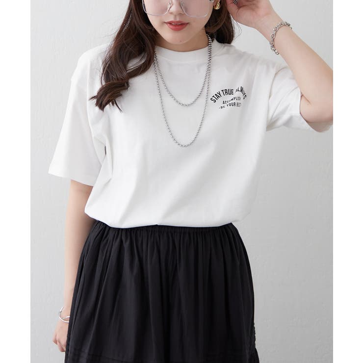 デイリー使いしやすい、アソートロゴシルケットTシャツ | RMAF　NICE CLAUP / OLIVE des OLIVE | 詳細画像1 