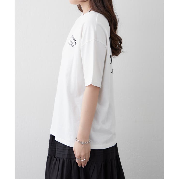 デイリー使いしやすい、アソートロゴシルケットTシャツ | RMAF　NICE CLAUP / OLIVE des OLIVE | 詳細画像17 