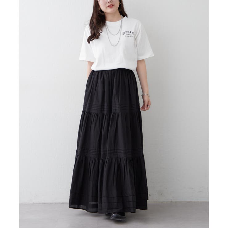 デイリー使いしやすい、アソートロゴシルケットTシャツ | RMAF　NICE CLAUP / OLIVE des OLIVE | 詳細画像4 