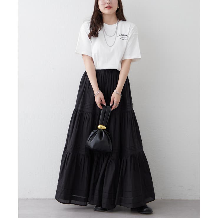 デイリー使いしやすい、アソートロゴシルケットTシャツ | RMAF　NICE CLAUP / OLIVE des OLIVE | 詳細画像5 