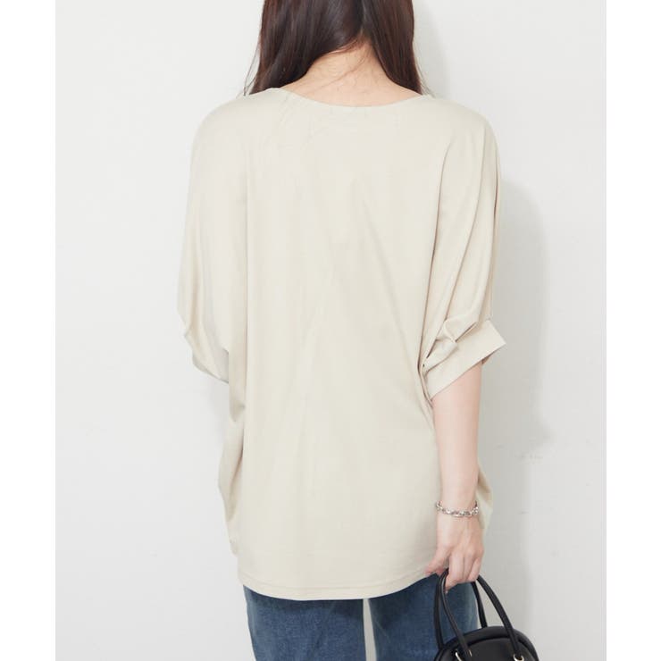 タッセルチャーム付ネックレス刺繍T | RMAF　NICE CLAUP / OLIVE des OLIVE | 詳細画像14 