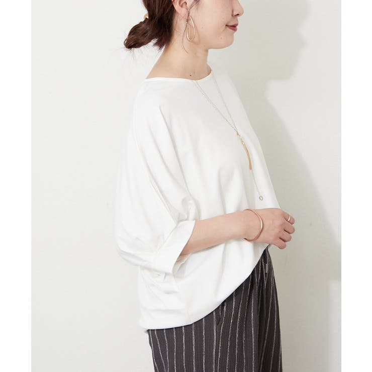 タッセルチャーム付ネックレス刺繍T | RMAF　NICE CLAUP / OLIVE des OLIVE | 詳細画像18 