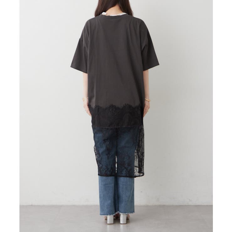 【丈の長さを選べる】裾レースTシャツ | RMAF　NICE CLAUP / OLIVE des OLIVE | 詳細画像25 