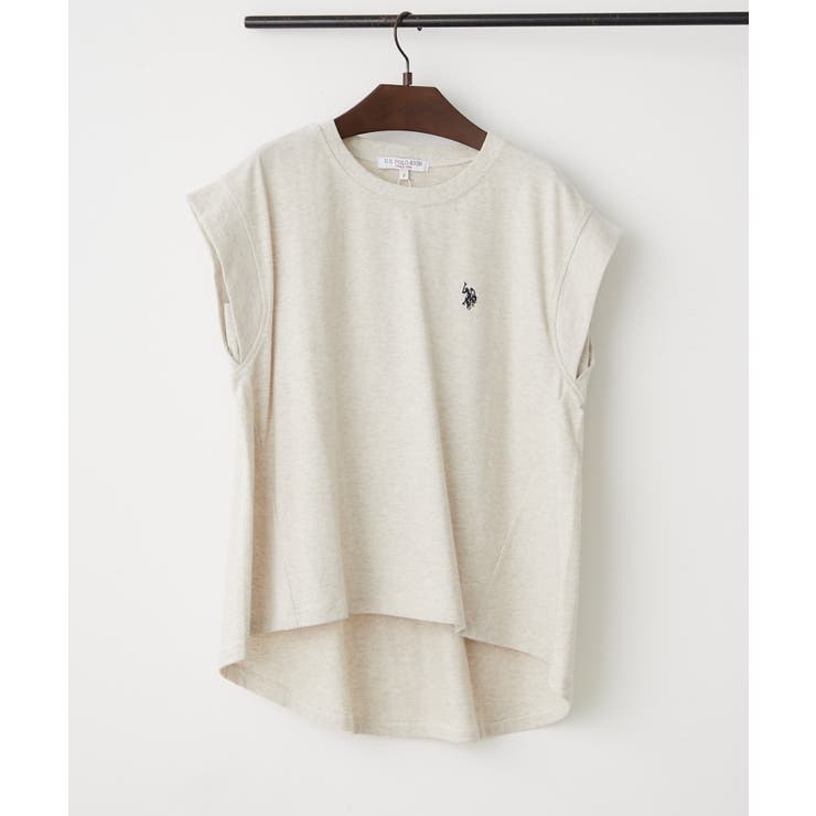 オートミール | 【U.S. POLO ASSN. ×RMAF】接触冷感 フレンチ袖Tシャツ | RMAF　NICE CLAUP / OLIVE des OLIVE