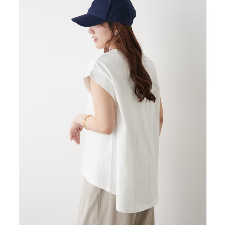 【U.S. POLO ASSN. ×RMAF】接触冷感 フレンチ袖Tシャツ | RMAF　NICE CLAUP / OLIVE des OLIVE | 詳細画像4 