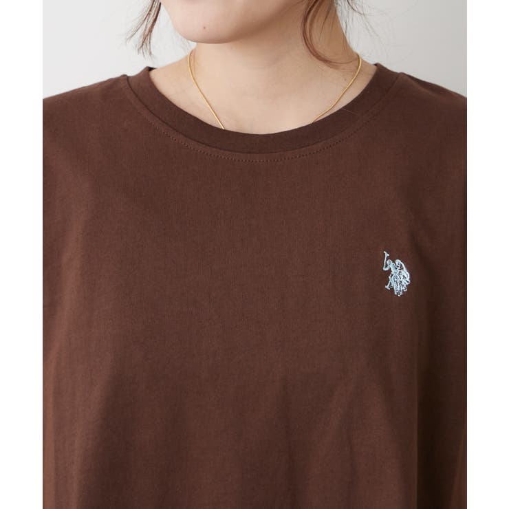 【U.S. POLO ASSN. ×RMAF】接触冷感 フレンチ袖Tシャツ | RMAF　NICE CLAUP / OLIVE des OLIVE | 詳細画像13 