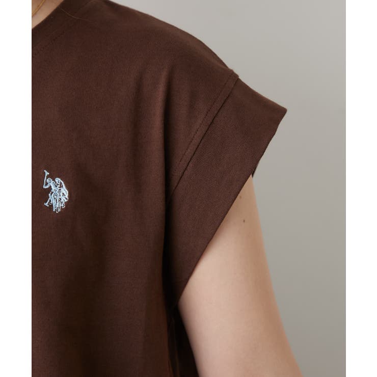 【U.S. POLO ASSN. ×RMAF】接触冷感 フレンチ袖Tシャツ | RMAF　NICE CLAUP / OLIVE des OLIVE | 詳細画像14 