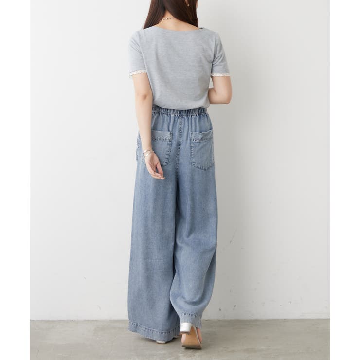 レースドッキングドレープTシャツ | RMAF　NICE CLAUP / OLIVE des OLIVE | 詳細画像18 