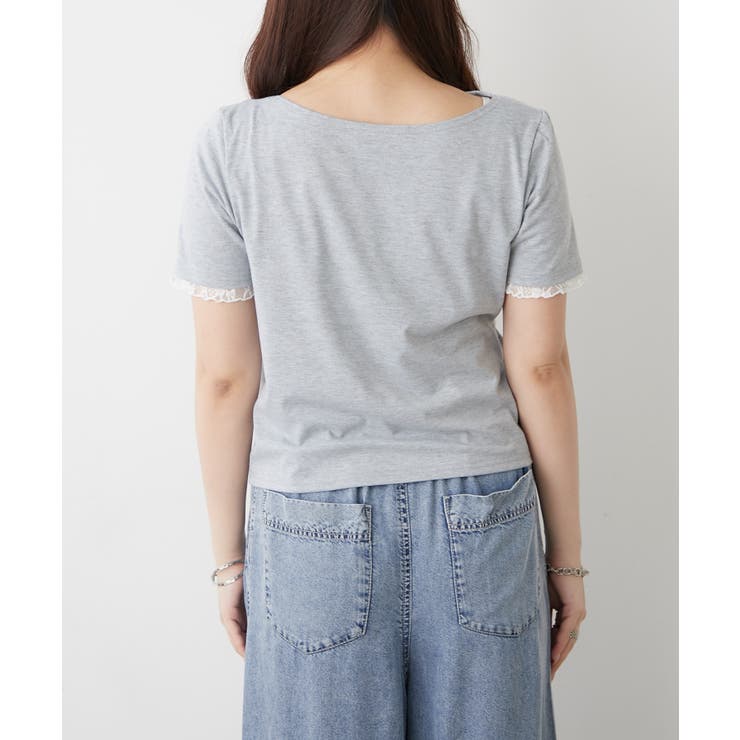 レースドッキングドレープTシャツ | RMAF　NICE CLAUP / OLIVE des OLIVE | 詳細画像29 