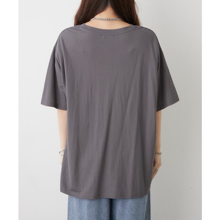【接触冷感】カノコ箔かすれプリントTシャツ | RMAF　NICE CLAUP / OLIVE des OLIVE | 詳細画像24 