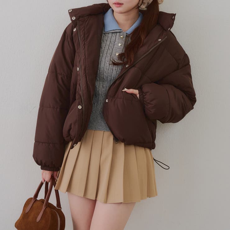 ブラウン | フード中綿ジャケット | RMAF　NICE CLAUP / OLIVE des OLIVE