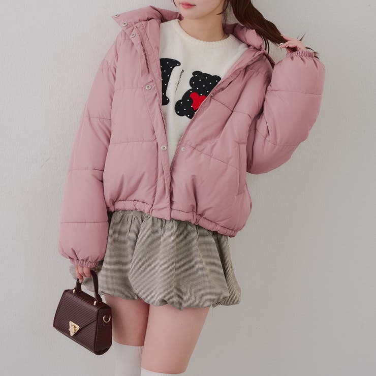 ピンク | フード中綿ジャケット | RMAF　NICE CLAUP / OLIVE des OLIVE