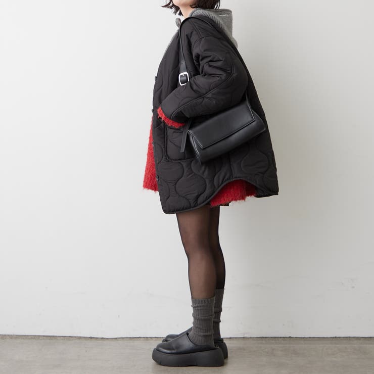 軽くて暖かい、パイピングキルトジャケット | RMAF　NICE CLAUP / OLIVE des OLIVE | 詳細画像34 